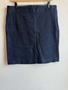 Tommy Hilfiger Dark Wash Denim Pencil Skirt Size 10